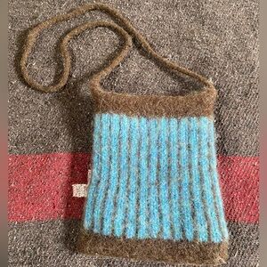 Handmade alpaca bag
